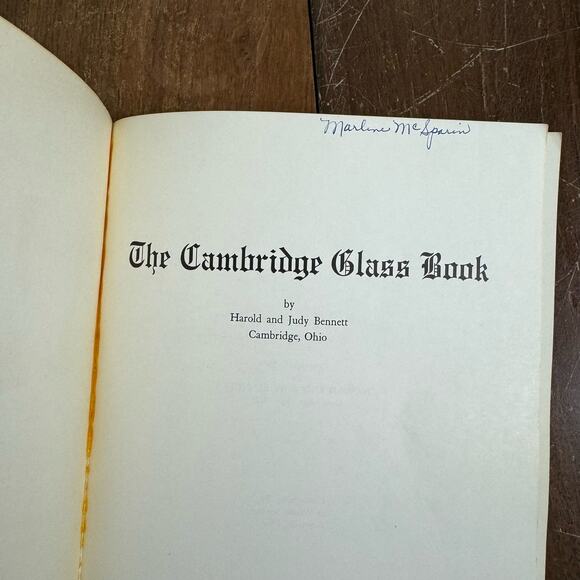 The Cambridge Glass‎ Book with Price Guide By Harold And Judy Bennett 1970 - Picture 4 of 12